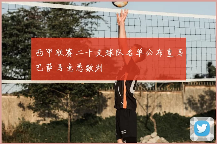 西甲联赛二十支球队名单公布皇马巴萨马竞悉数列