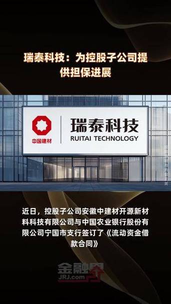 瑞泰科技:为控股子公司提供担保进展